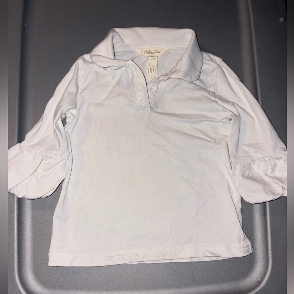 Matilda Jane Cream Kids Polo Shirt